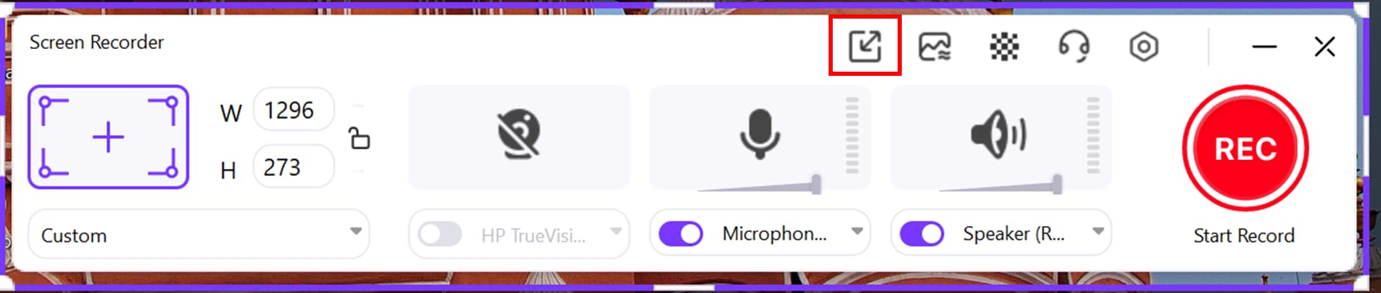 Switch screen