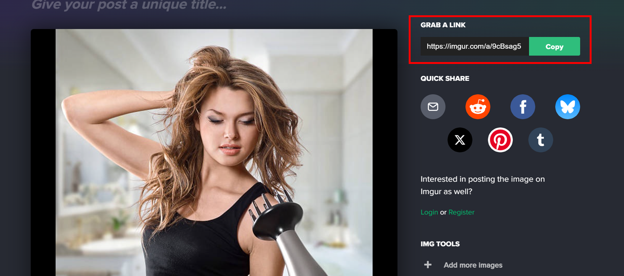 Generate link