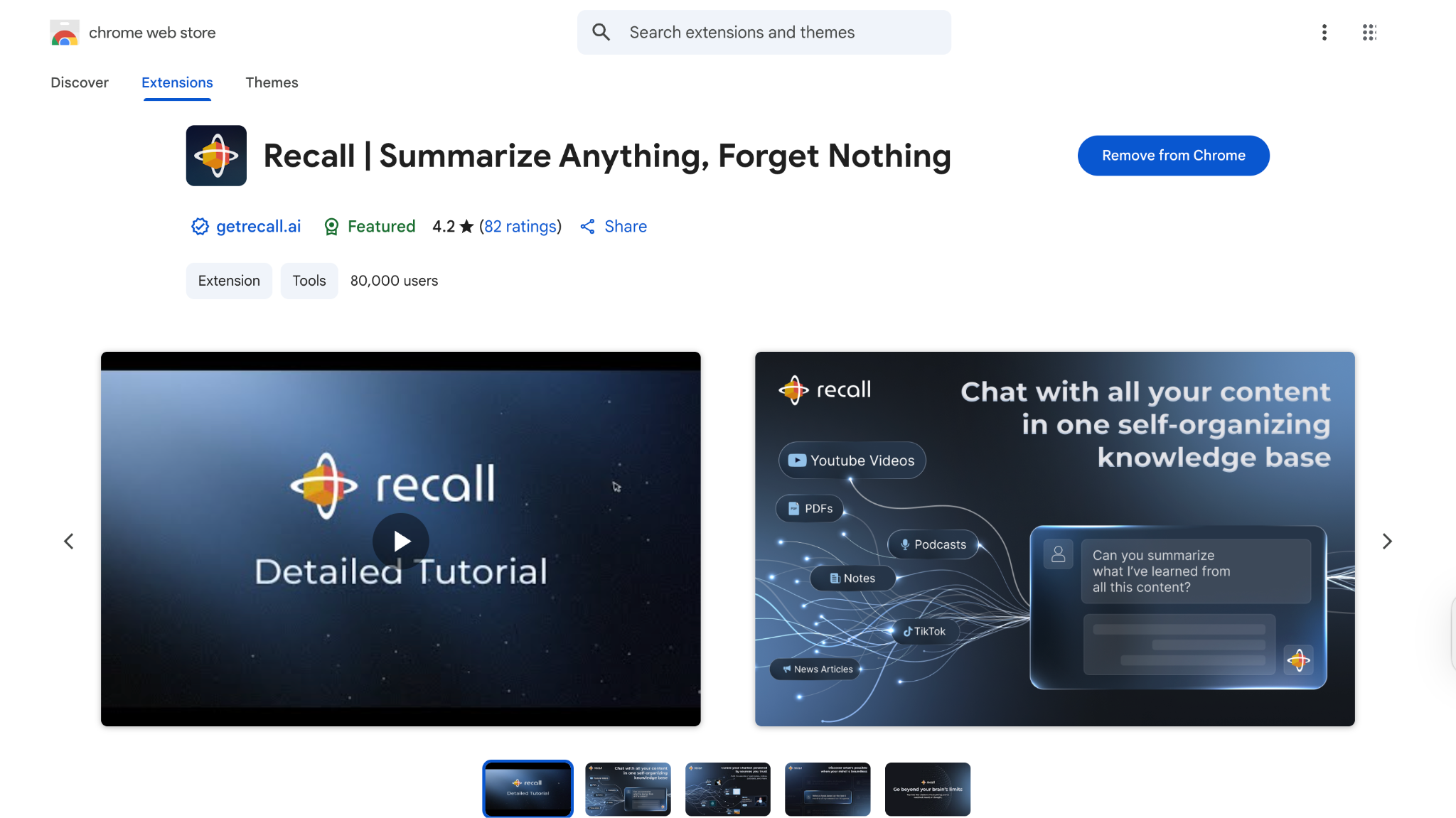recall homepage