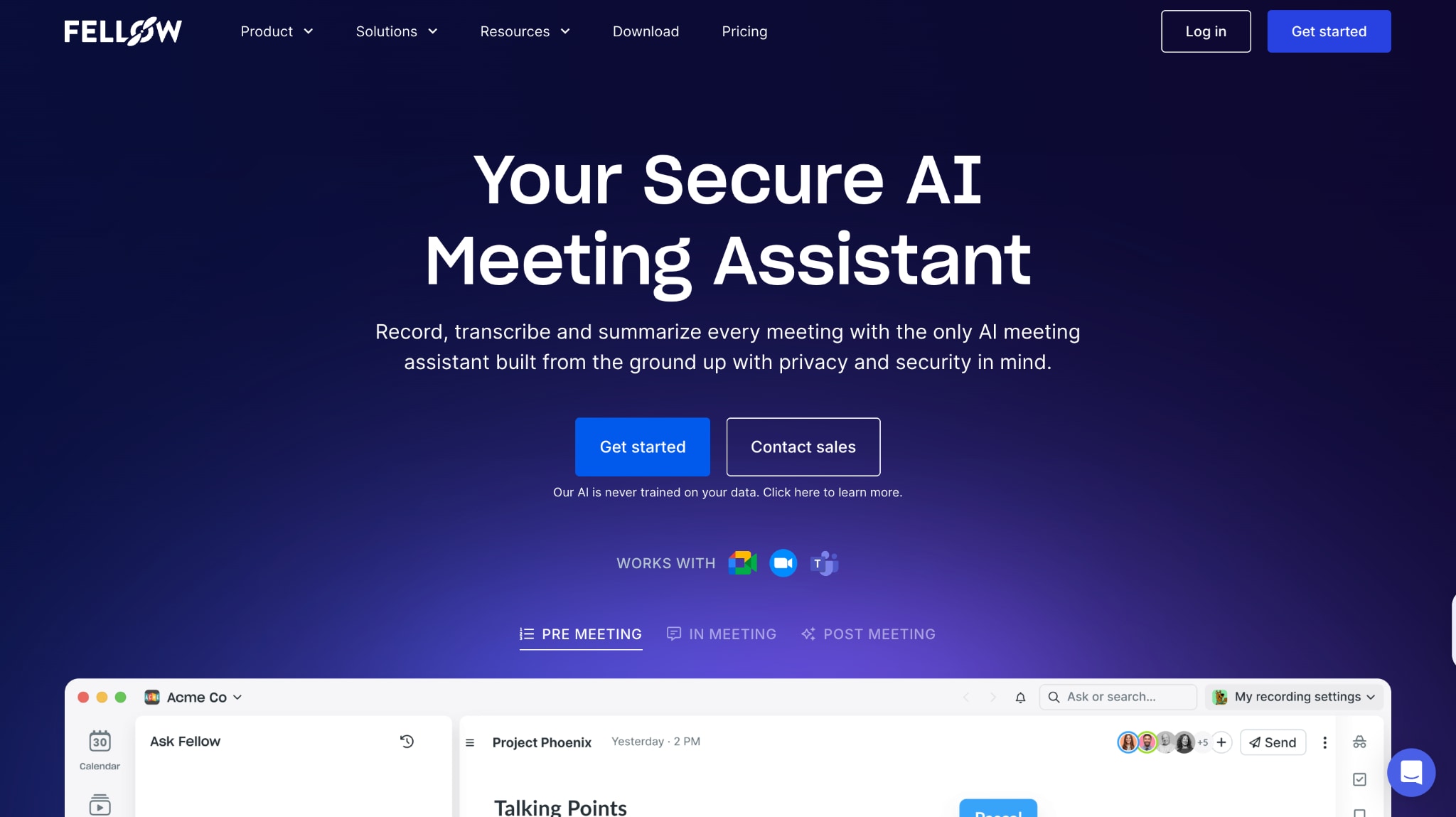 fellow homepage