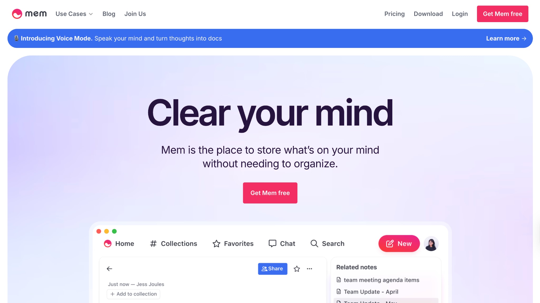mem homepage