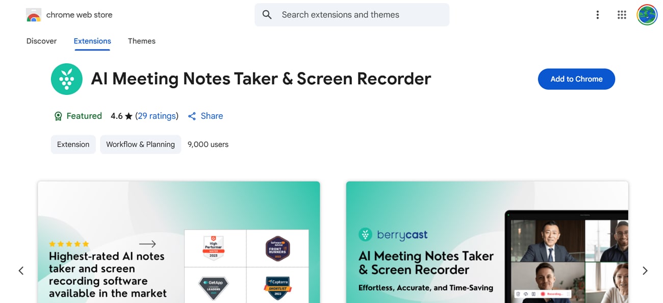 note taking browser extension