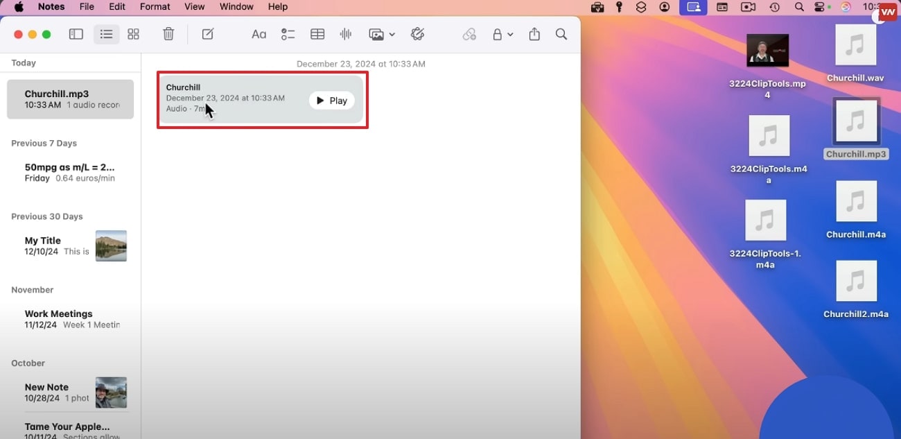 double tap file notes app