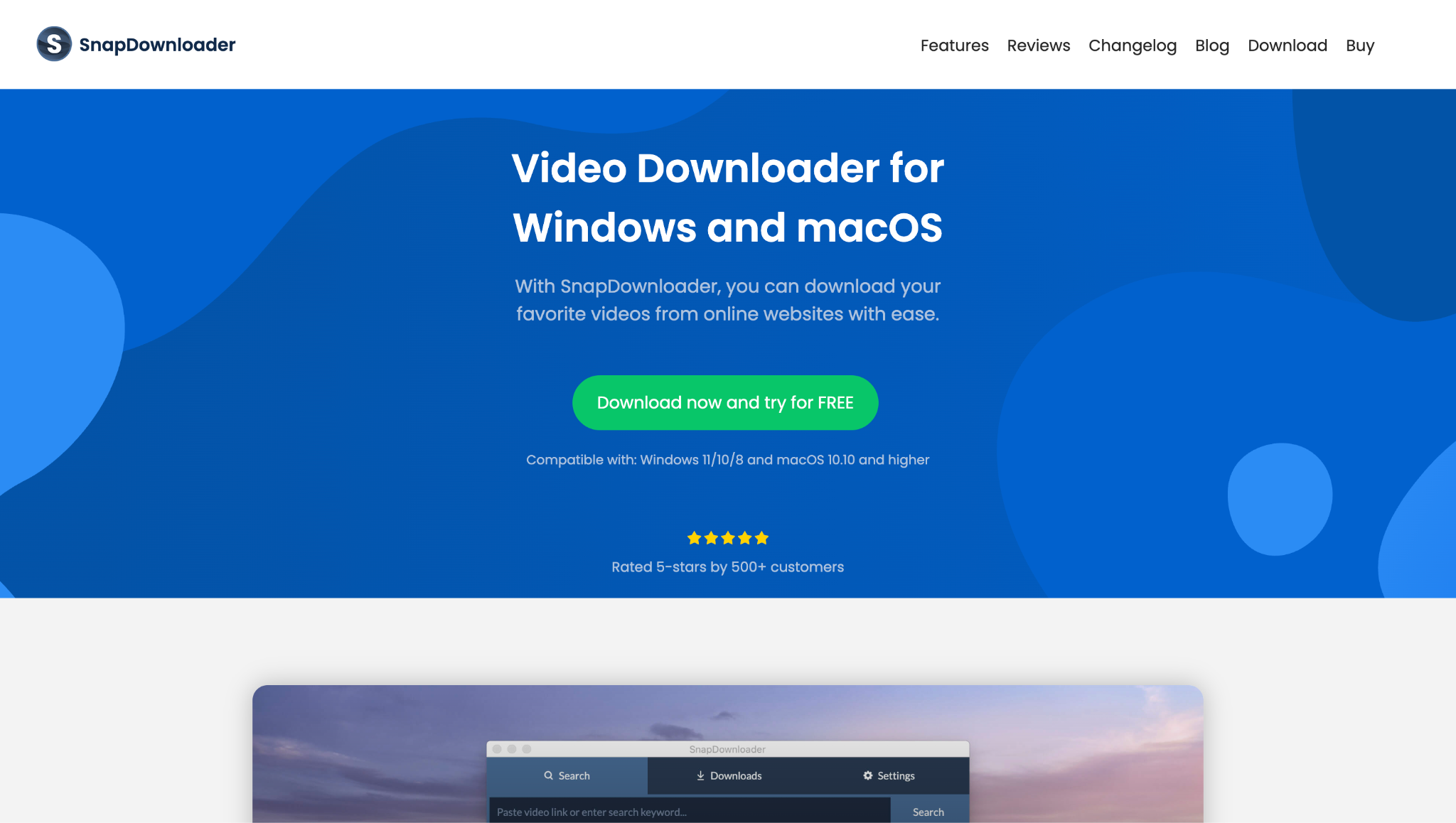 snapdownloader homepage
