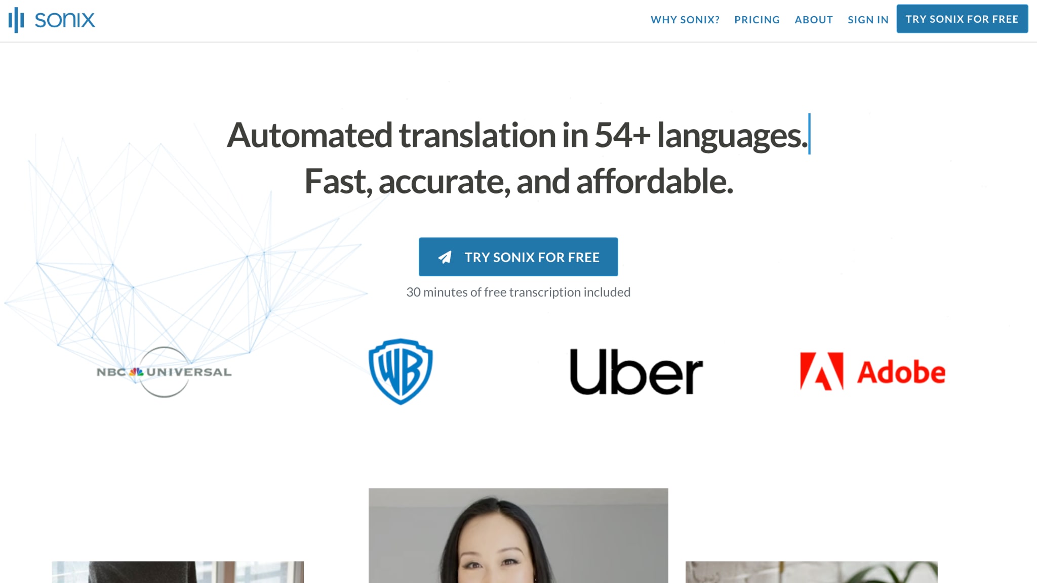 sonix homepage