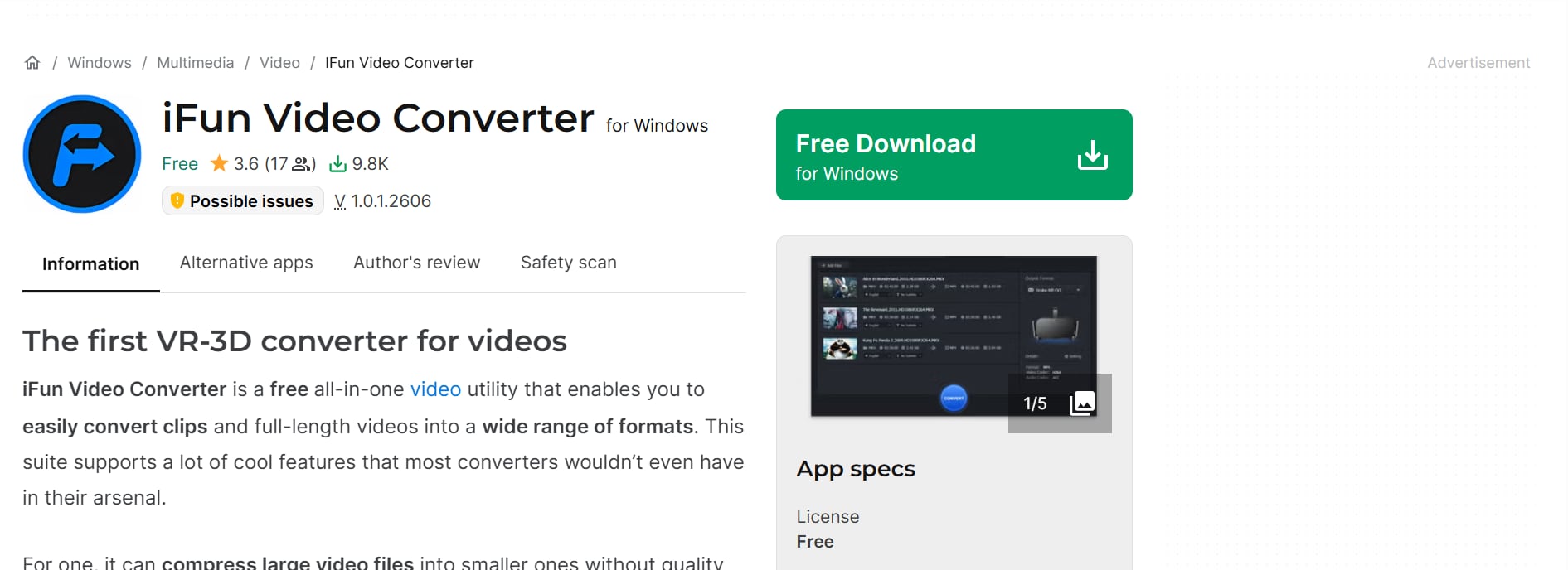 iFun video converter