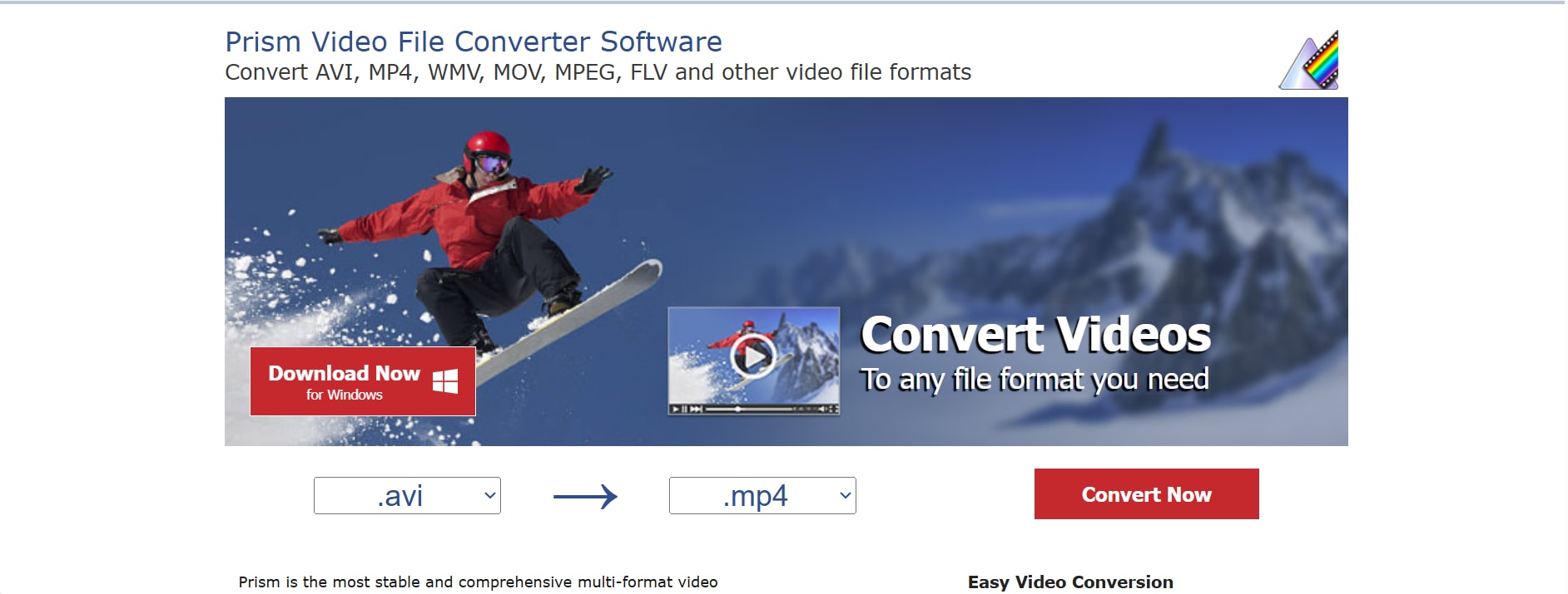 Prism video converter