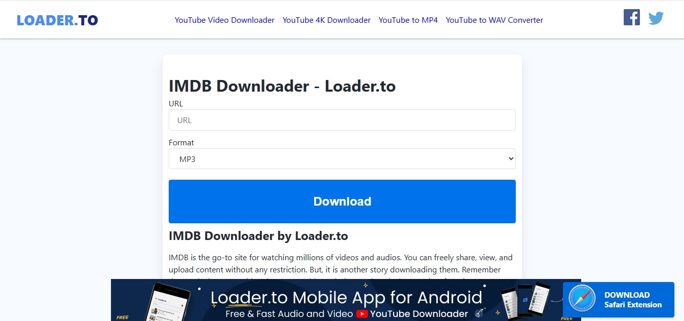 Loader.to Startseite