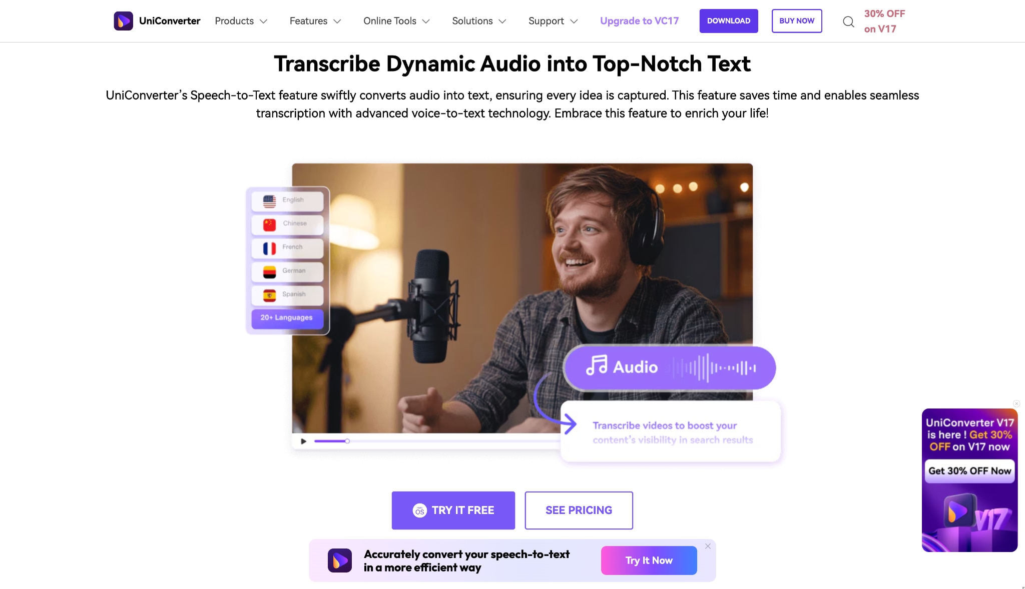 uniconverter homepage