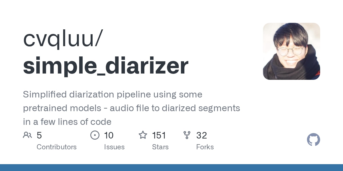 simple diarizer homepage
