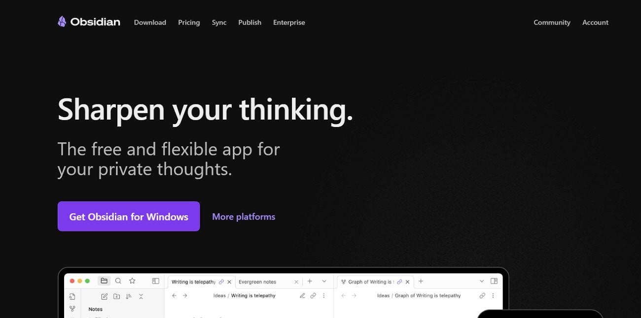 obsidian notetaking ai summary tool