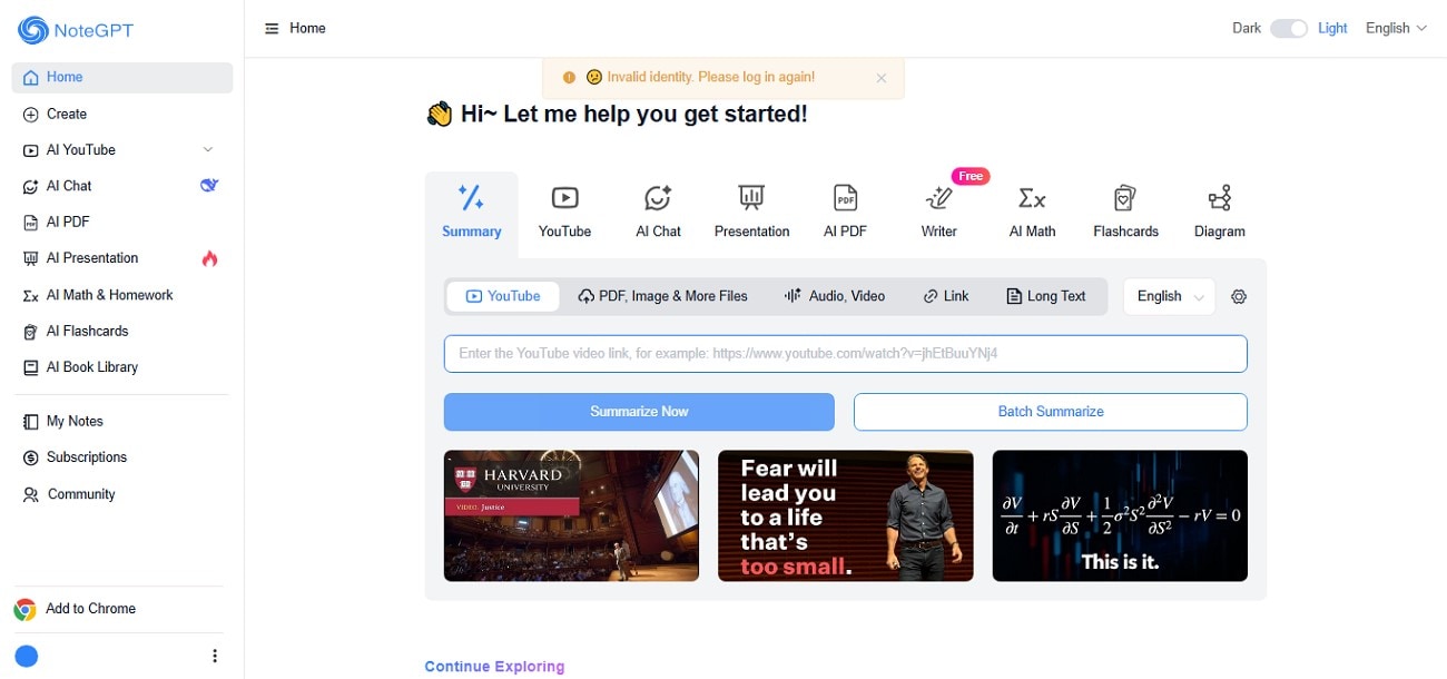 notegpt ai meeting summarizer