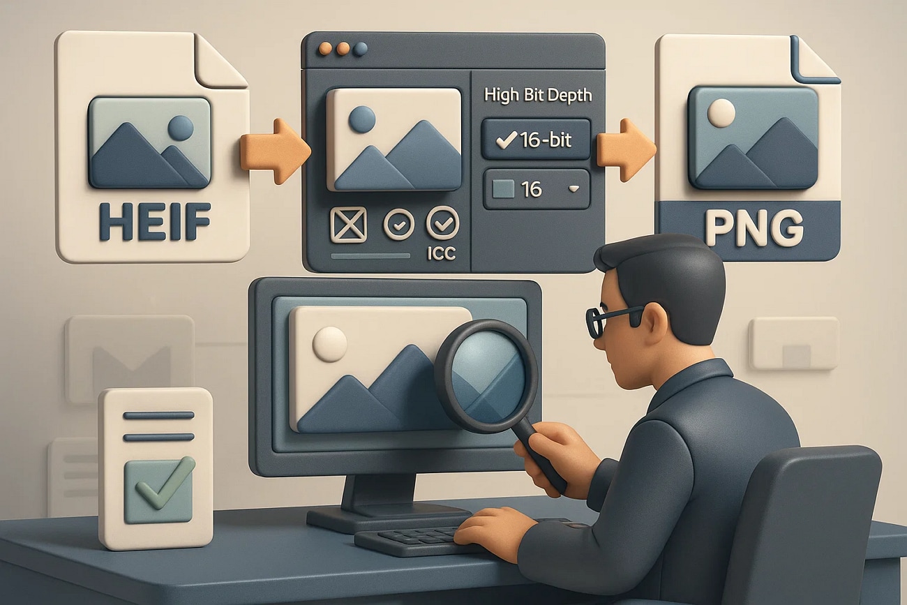 tips for heif to png conversion