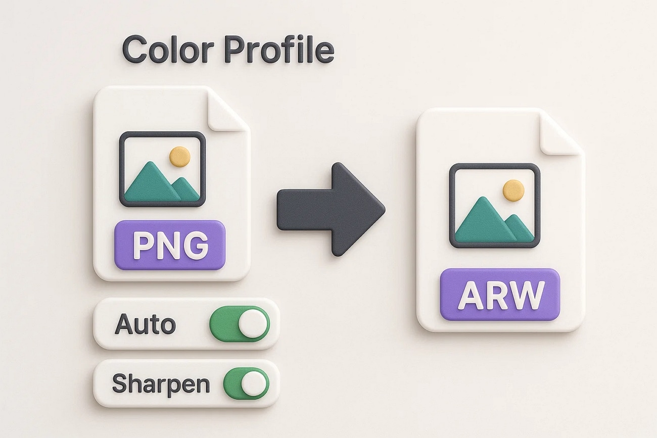 Farbprofile und Gamma richtig handhaben bei ARW zu JPG