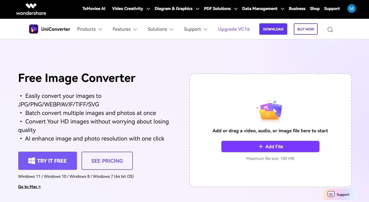 Wondershare UniConverter Bildkonverter für ARW zu JPG
