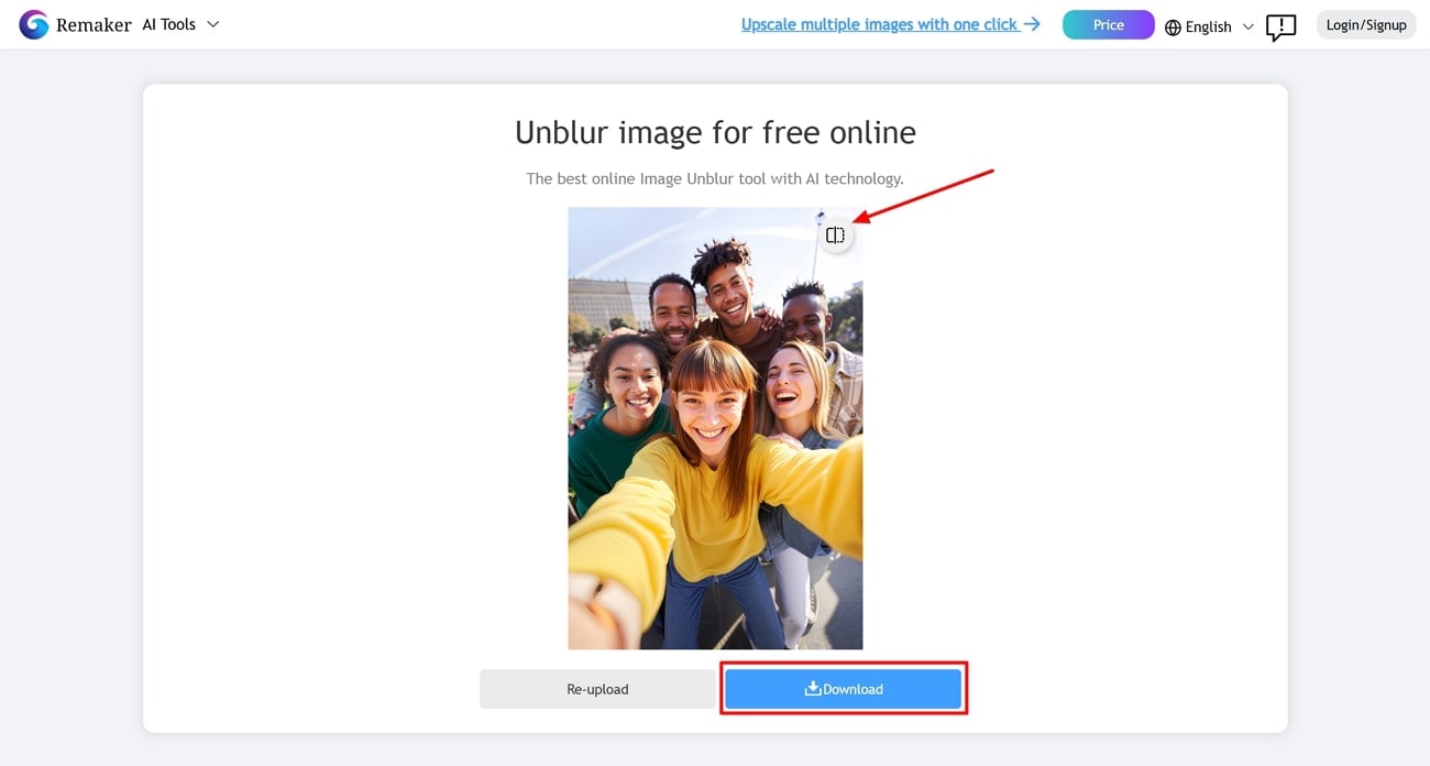 Remaker: Fotos schärfen und vergleichen