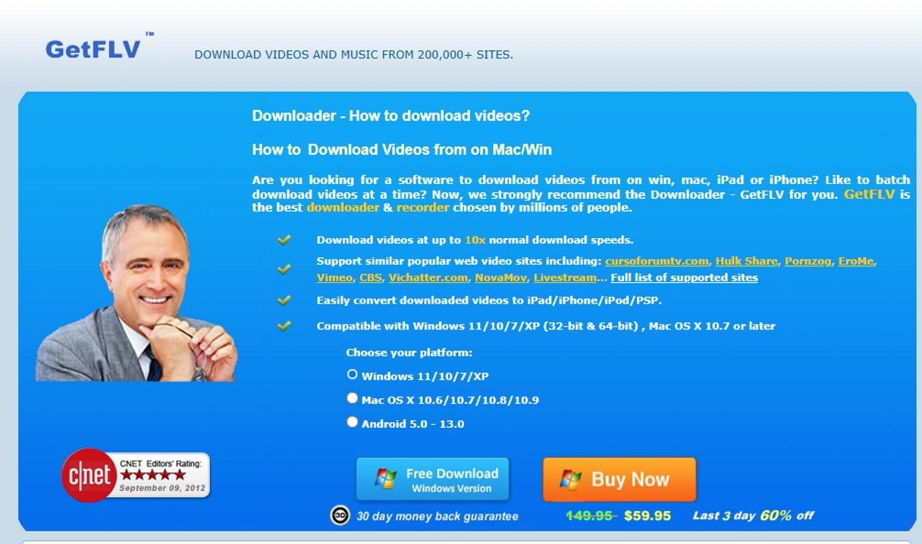GetFLV Desktop Video Downloader für Windows und macOS