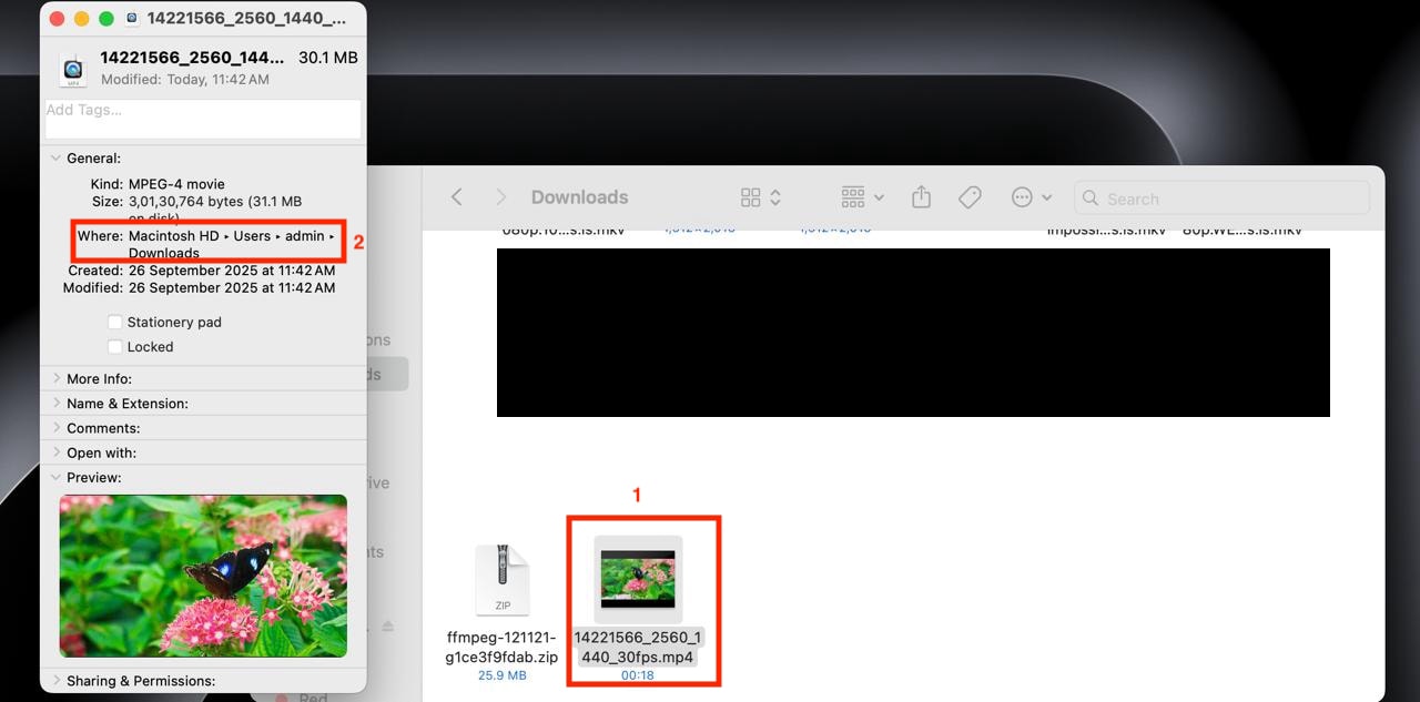 ffmpeg copy pathname