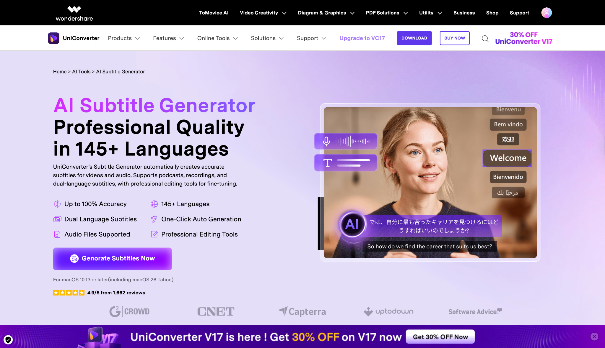 wondershare uniconverter interface