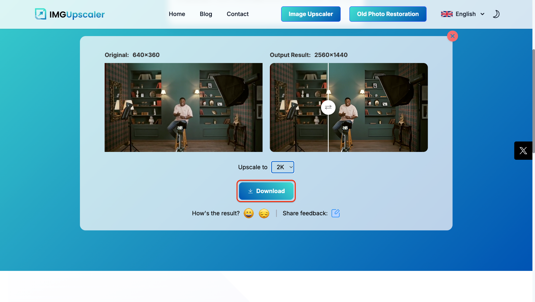 download and save the video