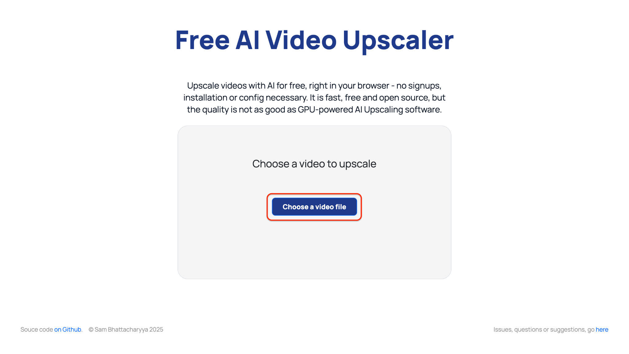 upload your video