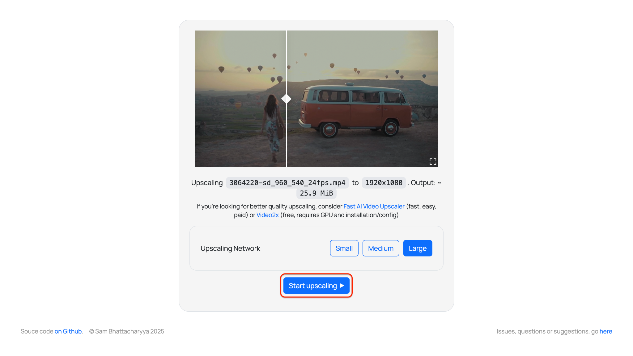 enhance and download your video