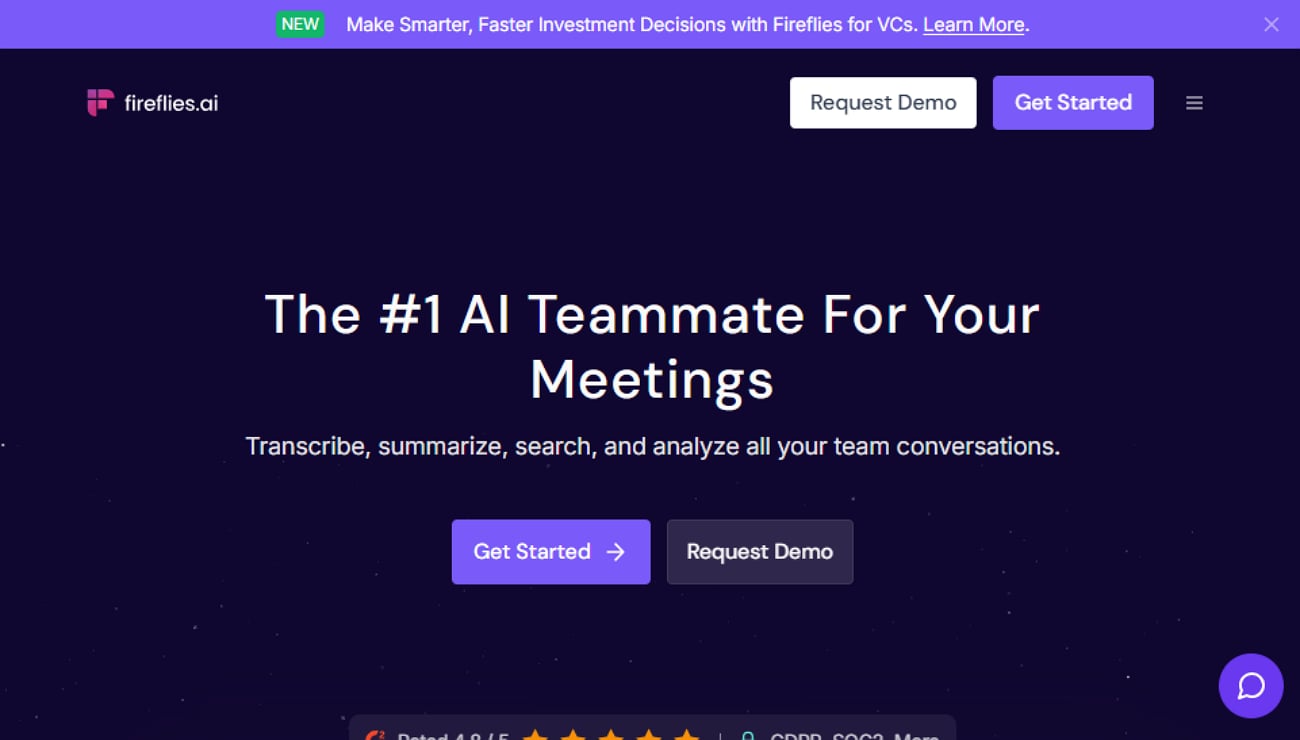 fireflies transcription tool