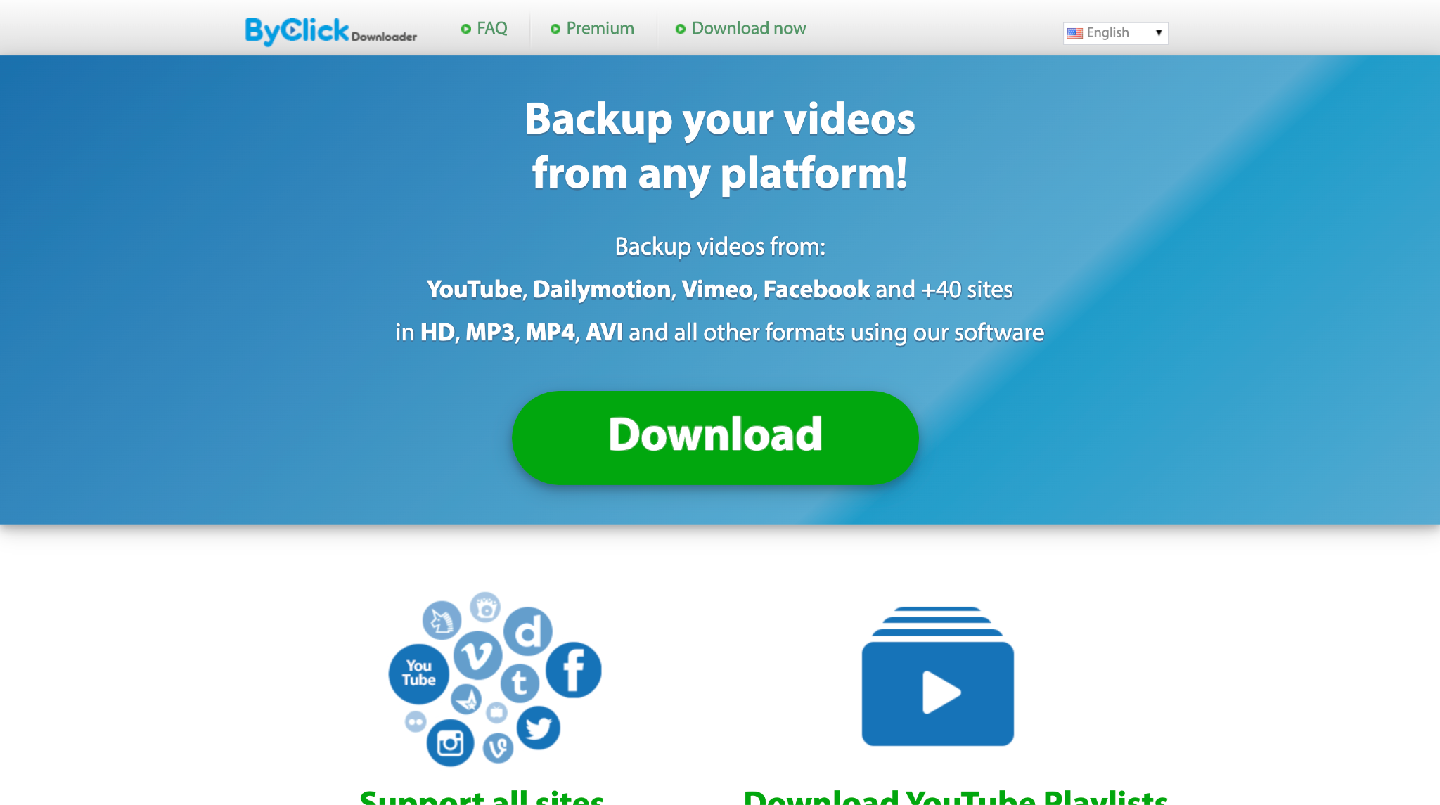 byclick downloader homepage
