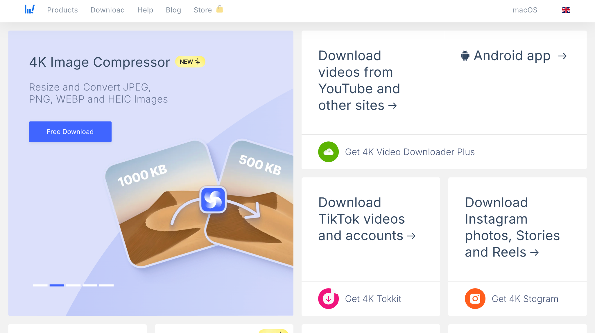 4k-video-downloader homepage