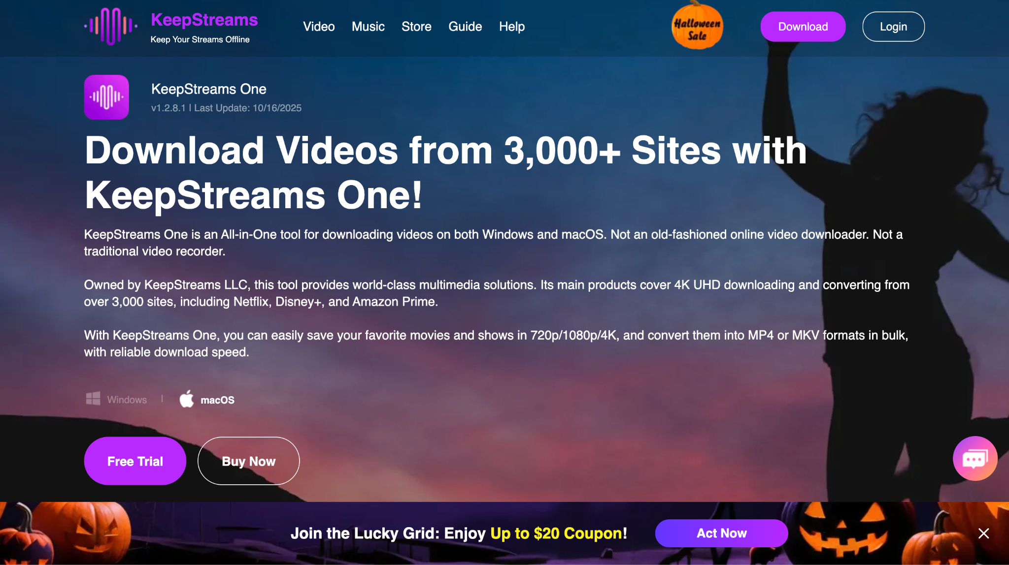 keepstreams video downloader homepage
