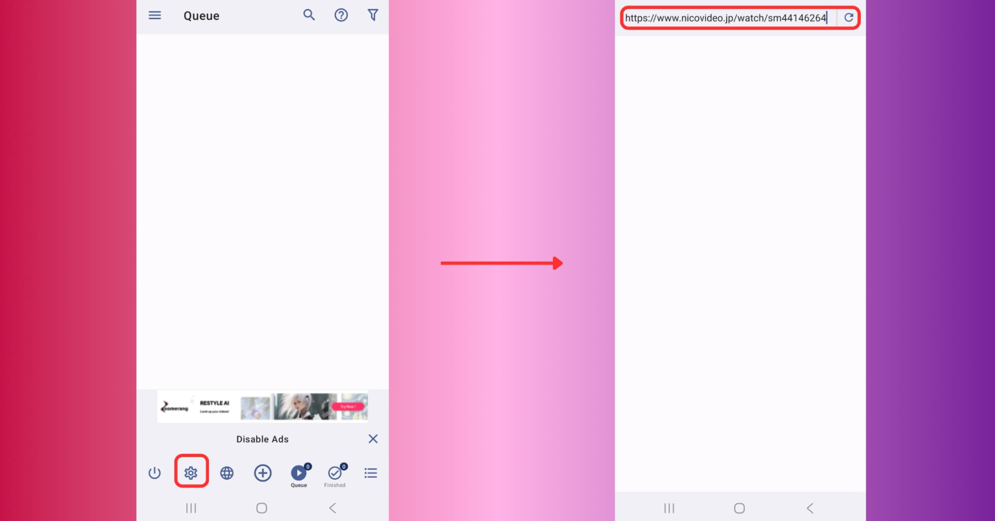 head over to the downloader