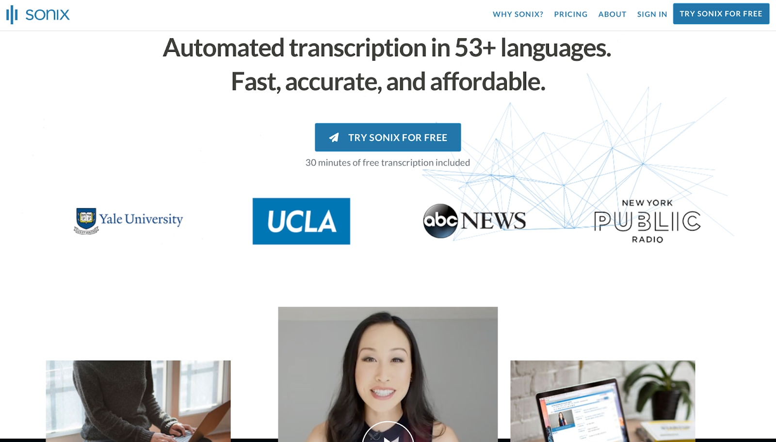 sonix.ai text transcriber