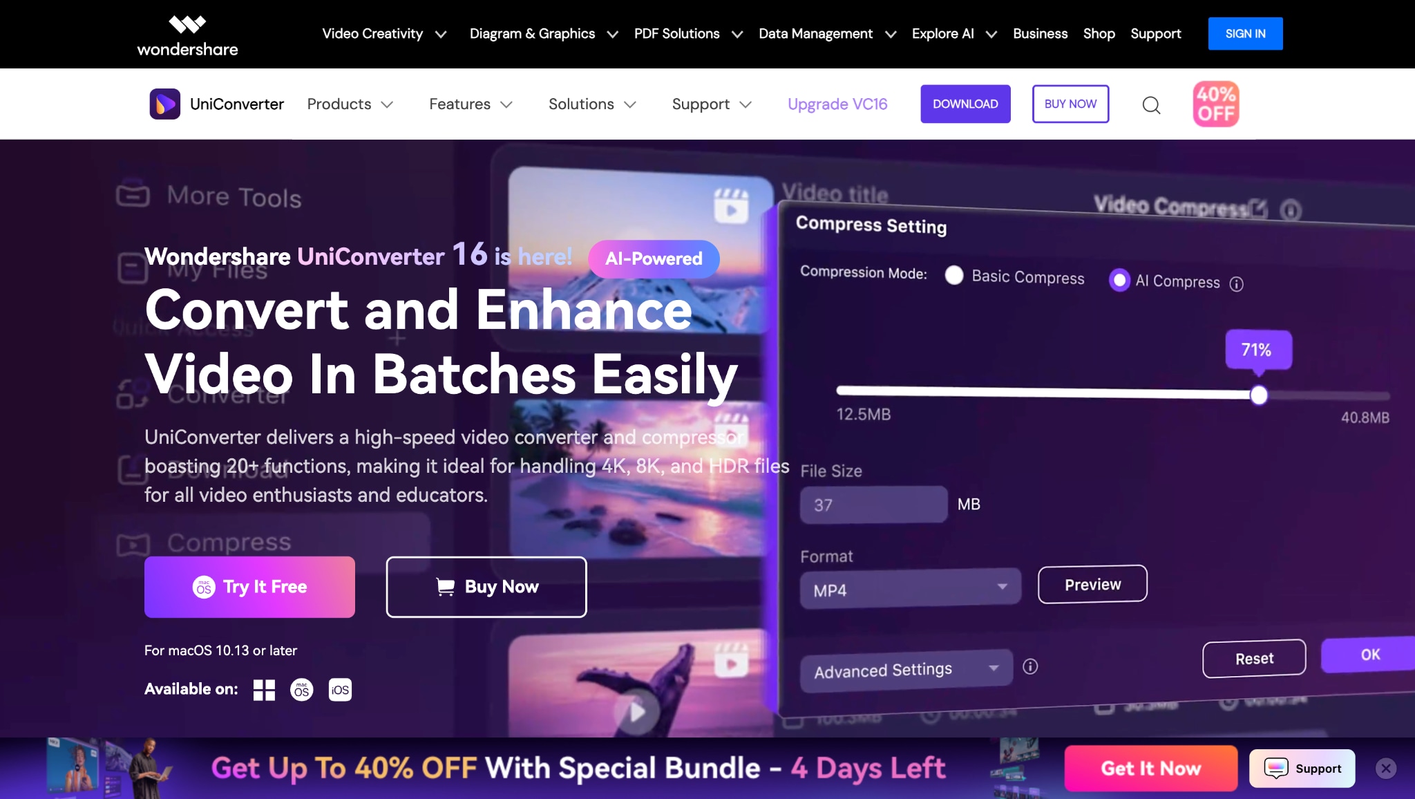 uniconverter homepage