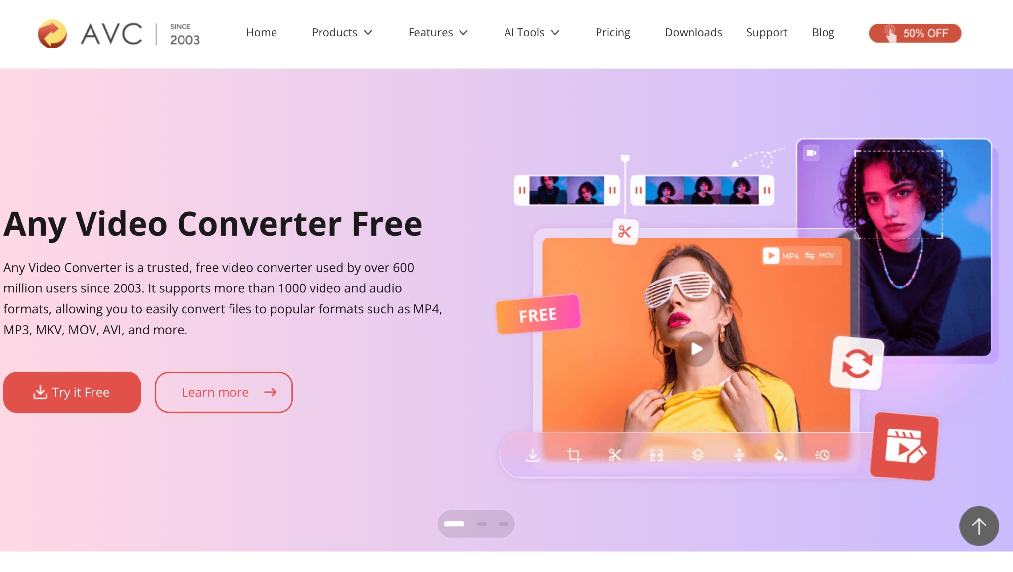 any video converter homepage