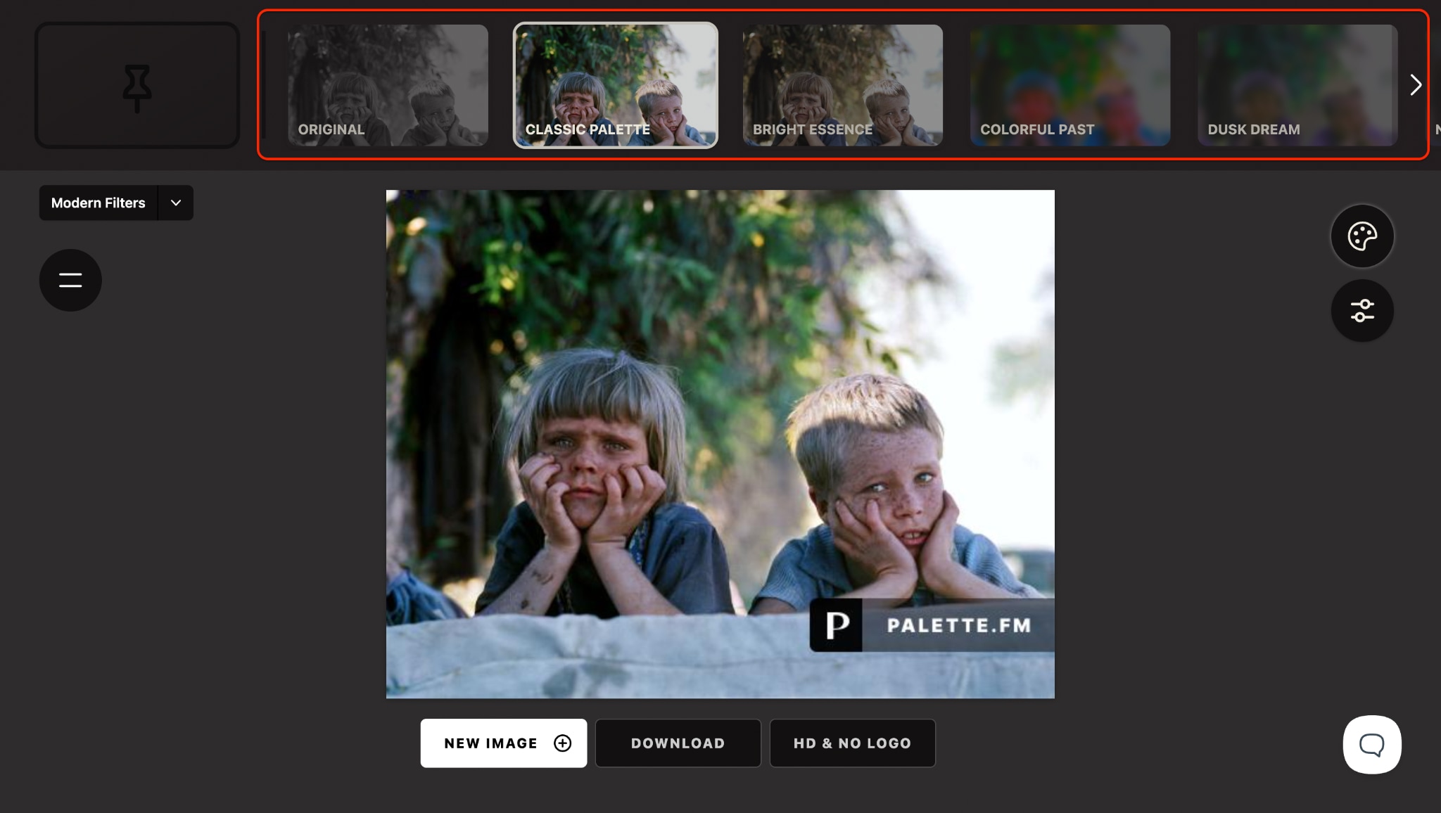 choose style for your image