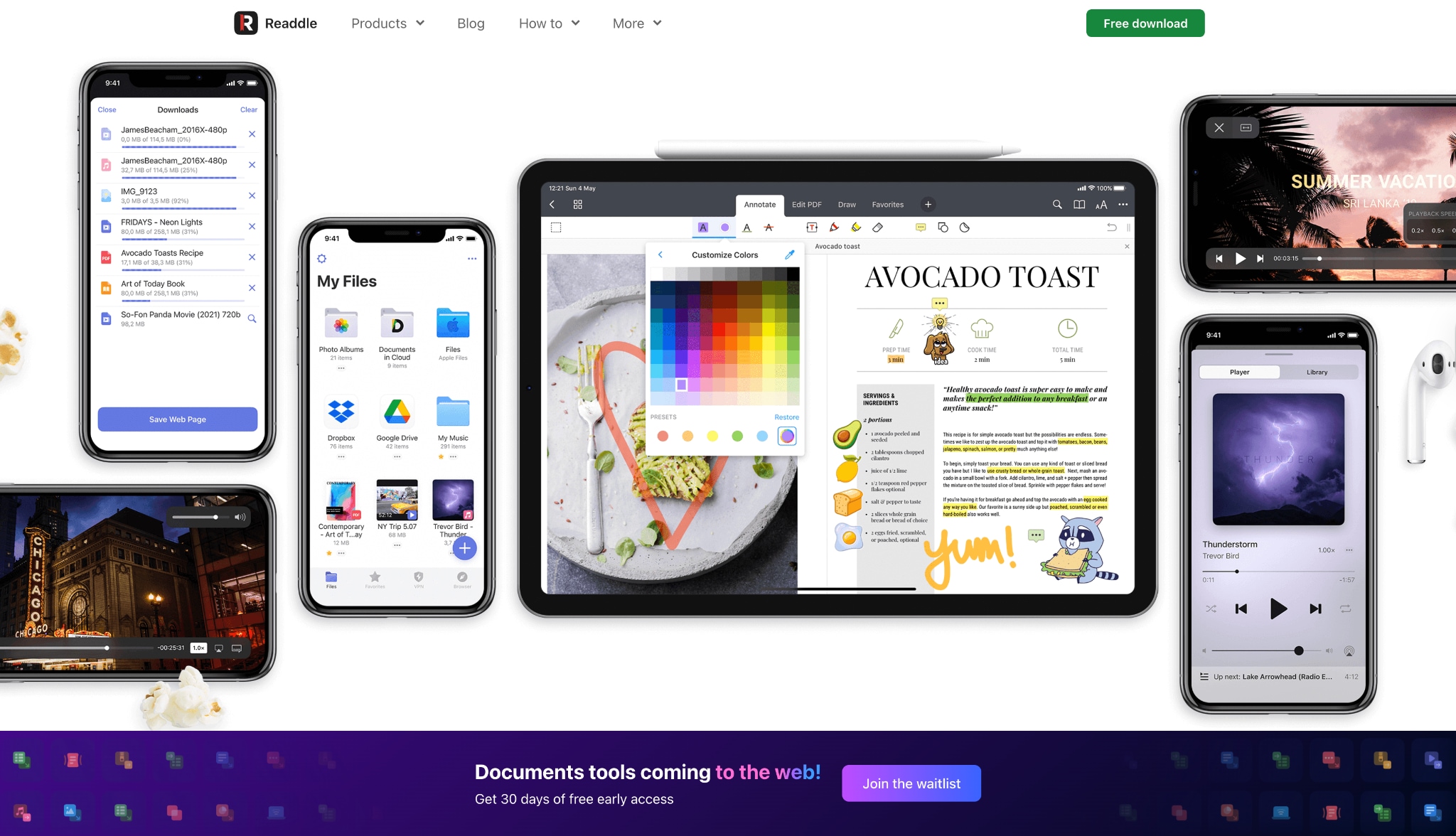 documents by readdle interface