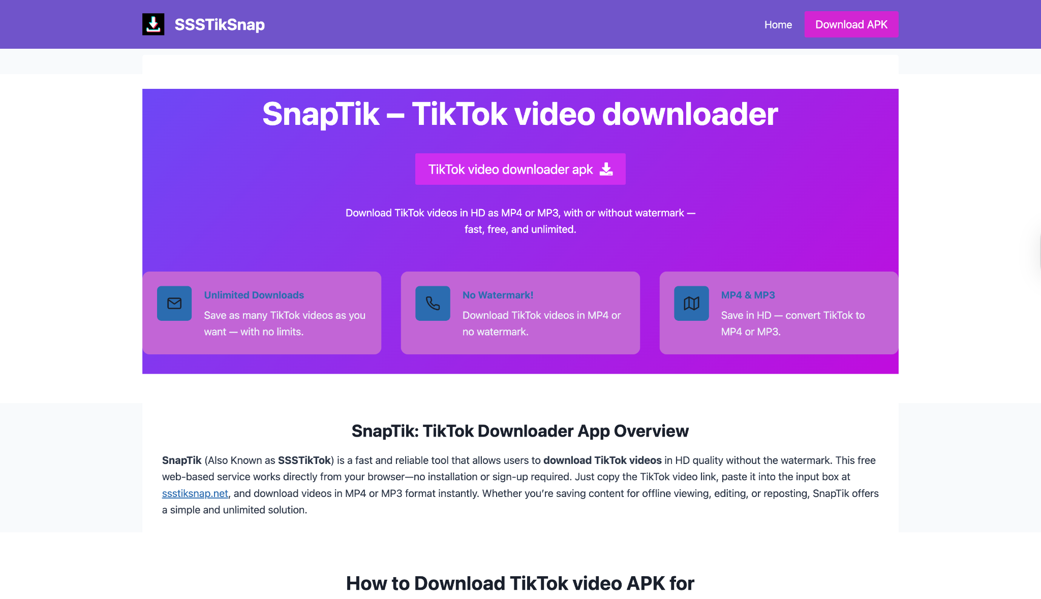 ssstiksnap interface