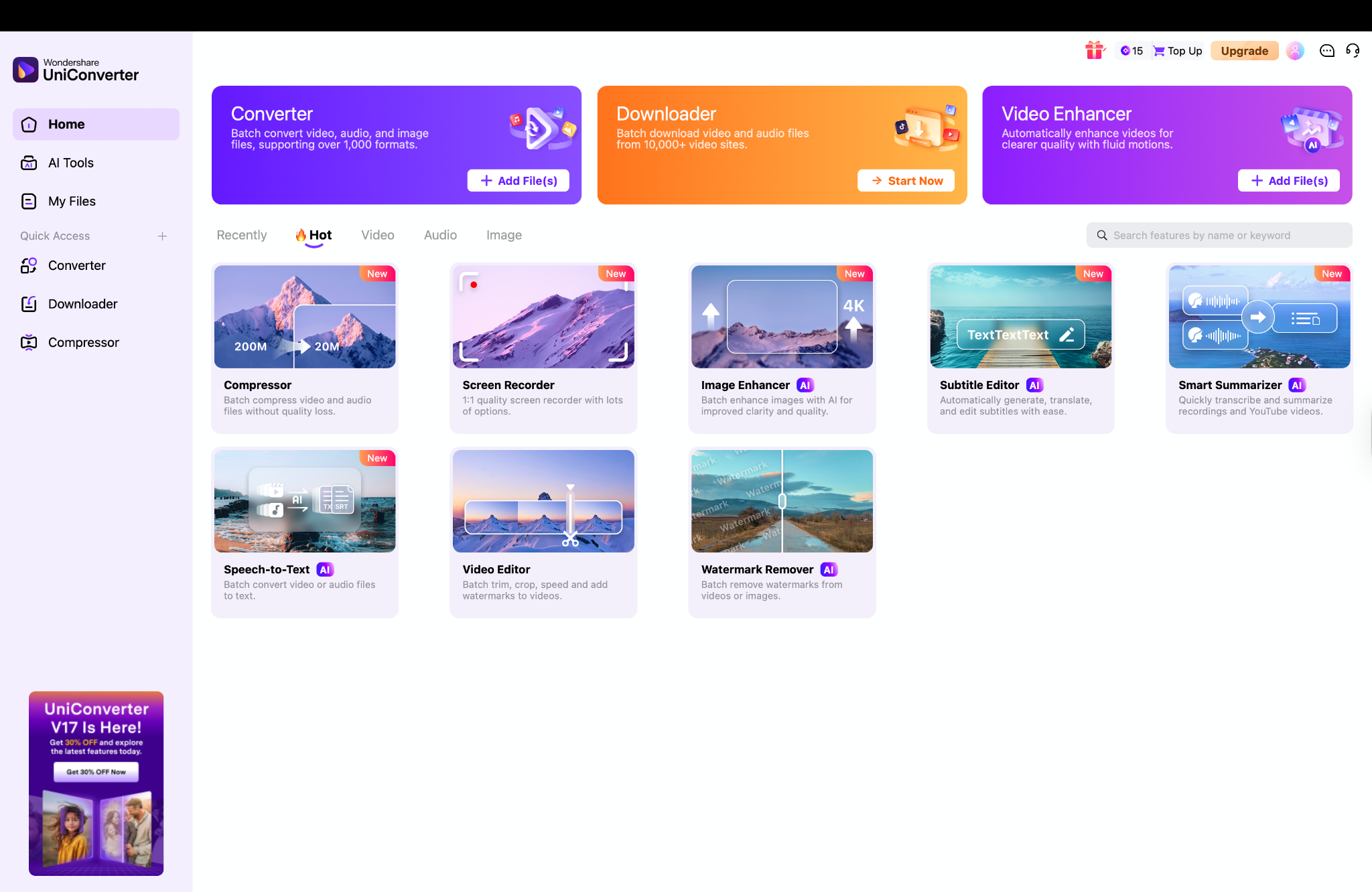 uniconverter homepage