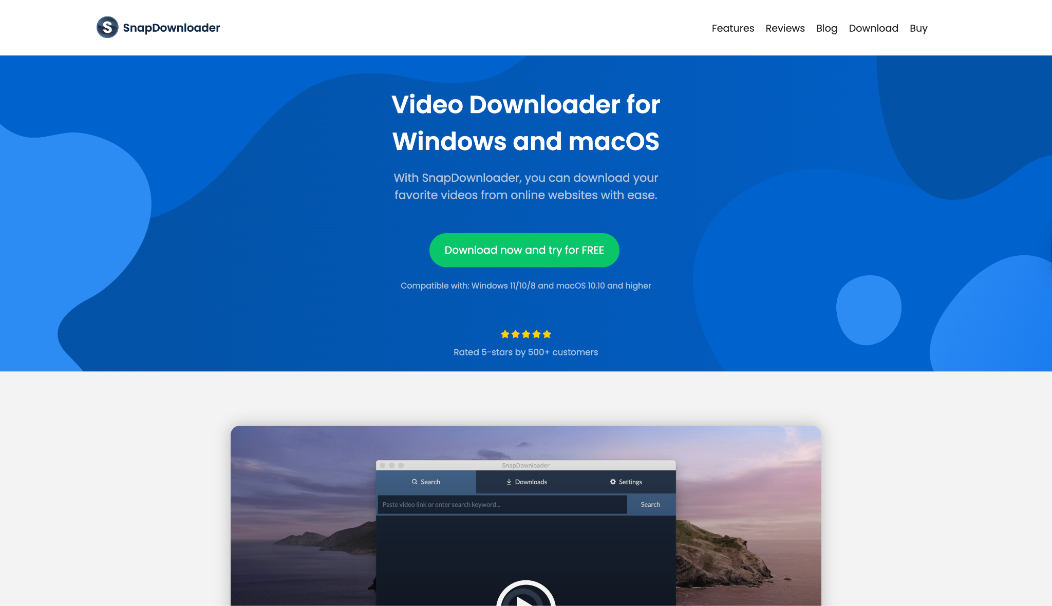 snapdownloader interface