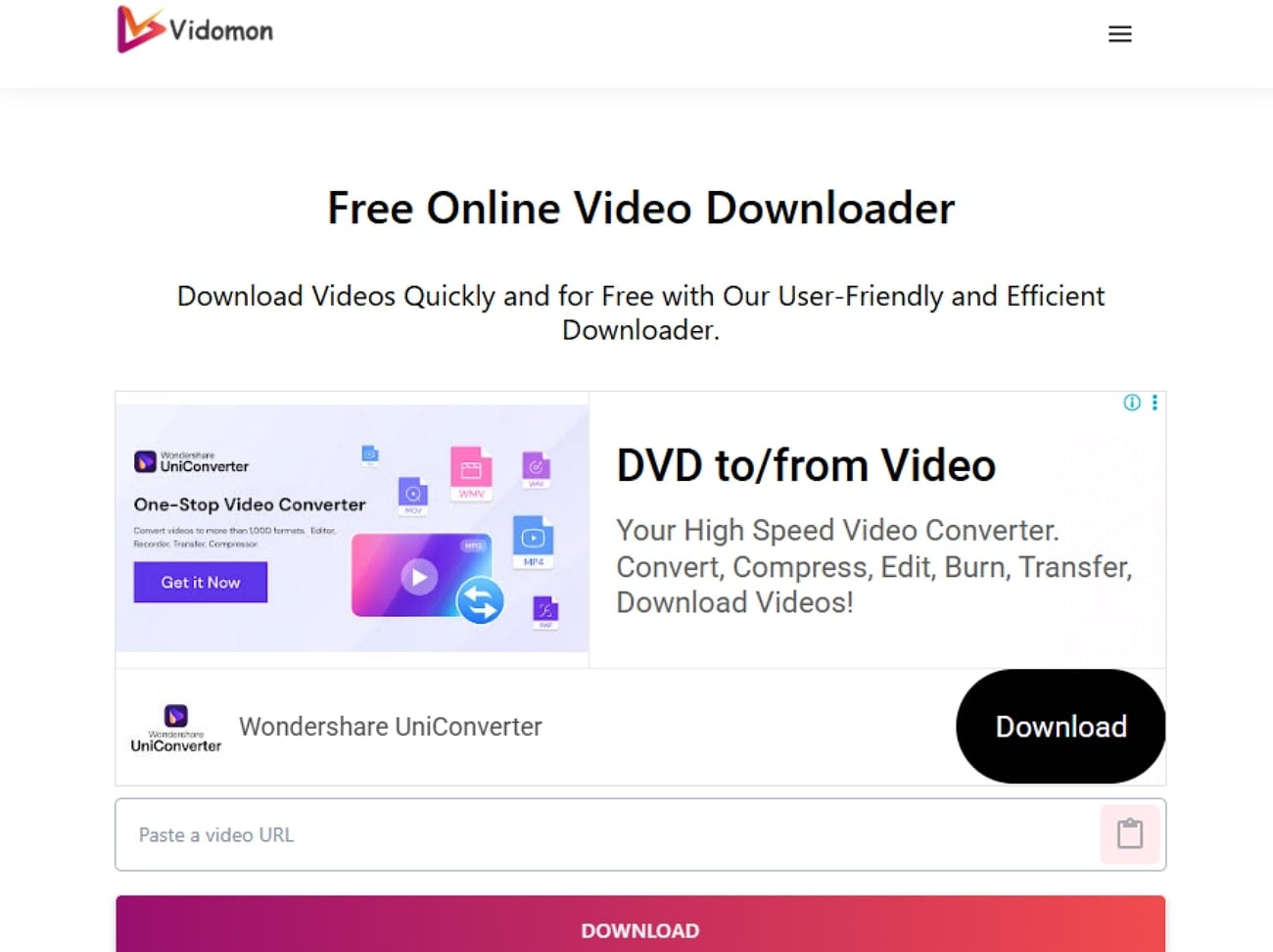 vidomon downloader