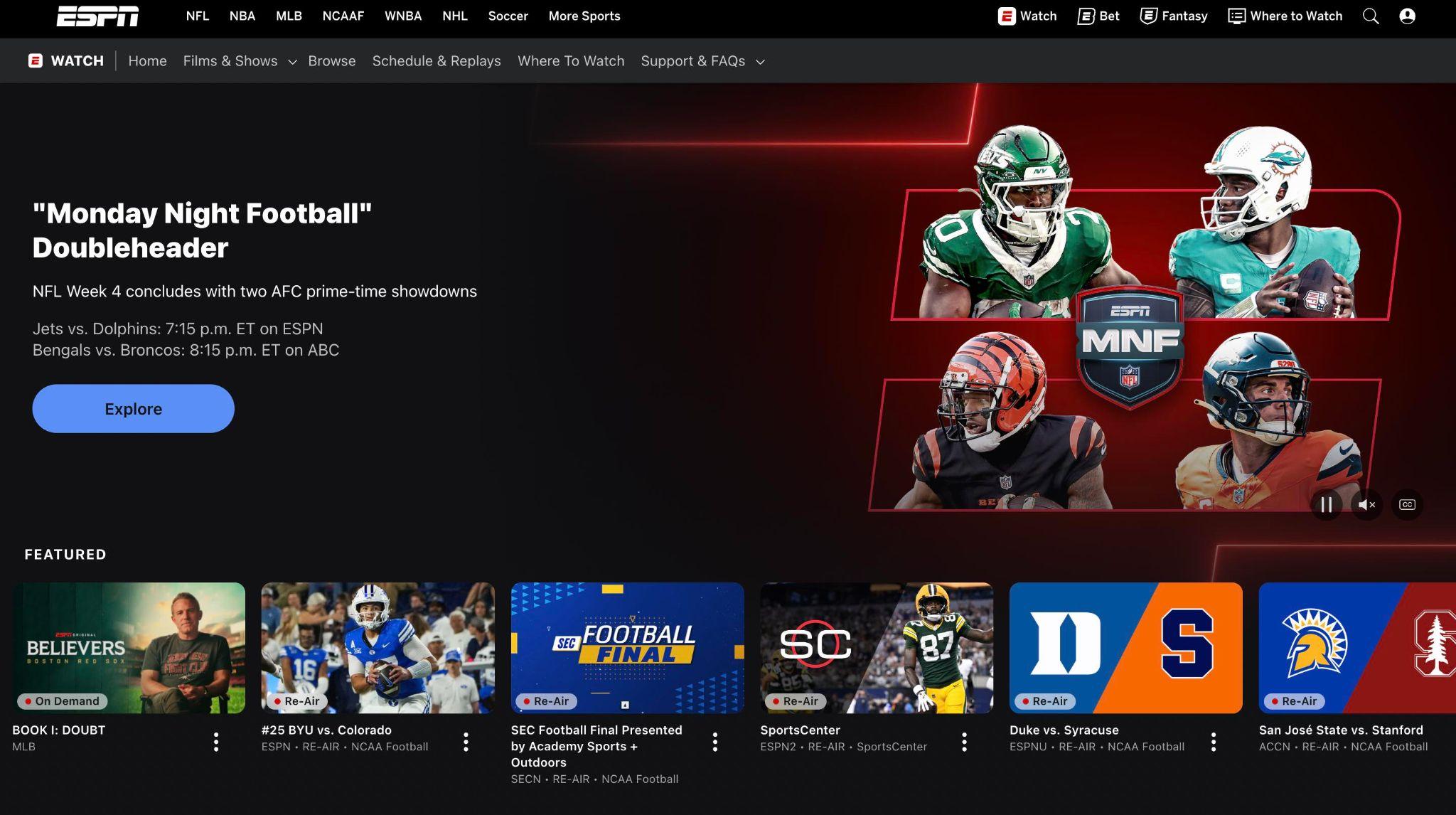 espn homepage