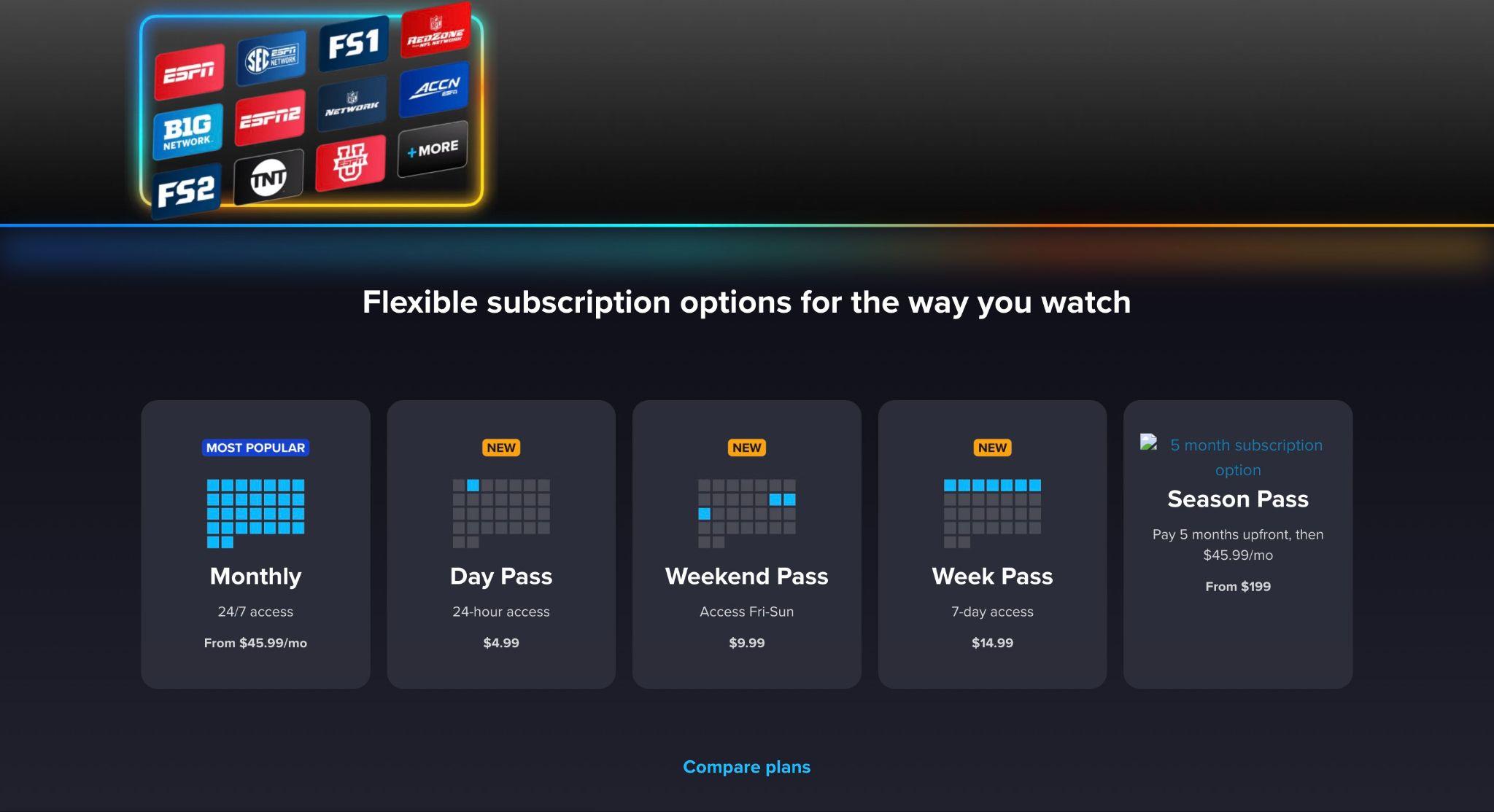 slingtv homepage