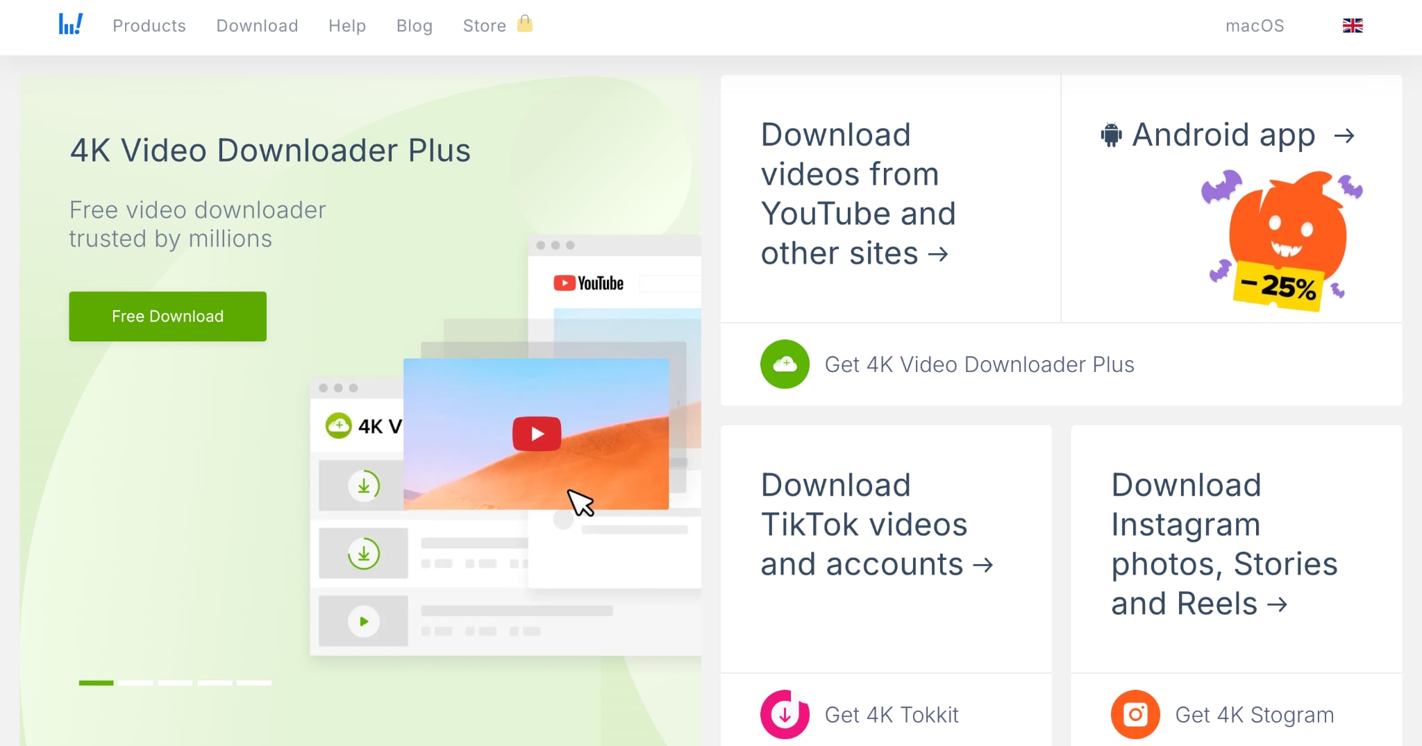 4k video downloader plus homepage