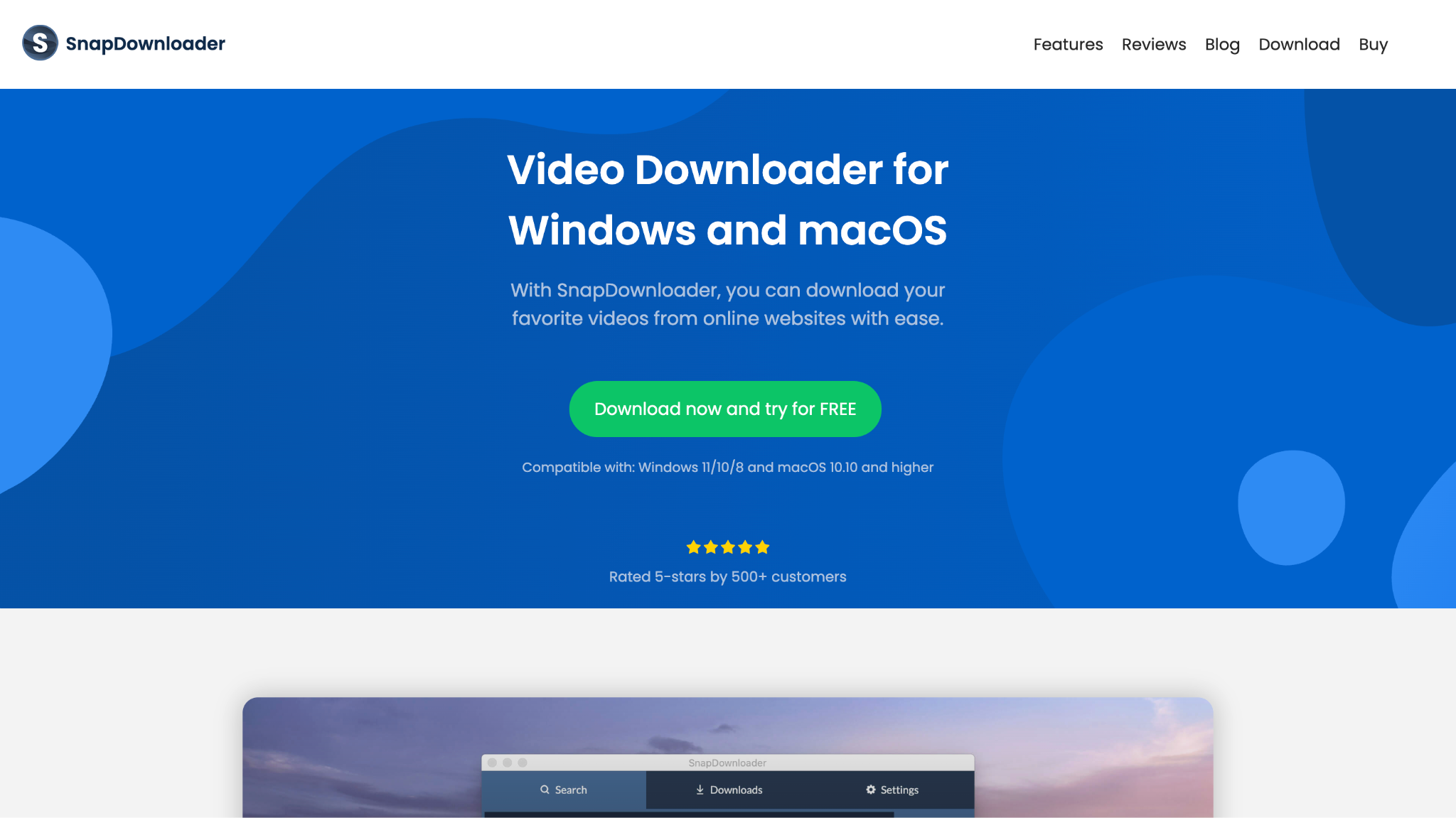 snapdownloader homepage