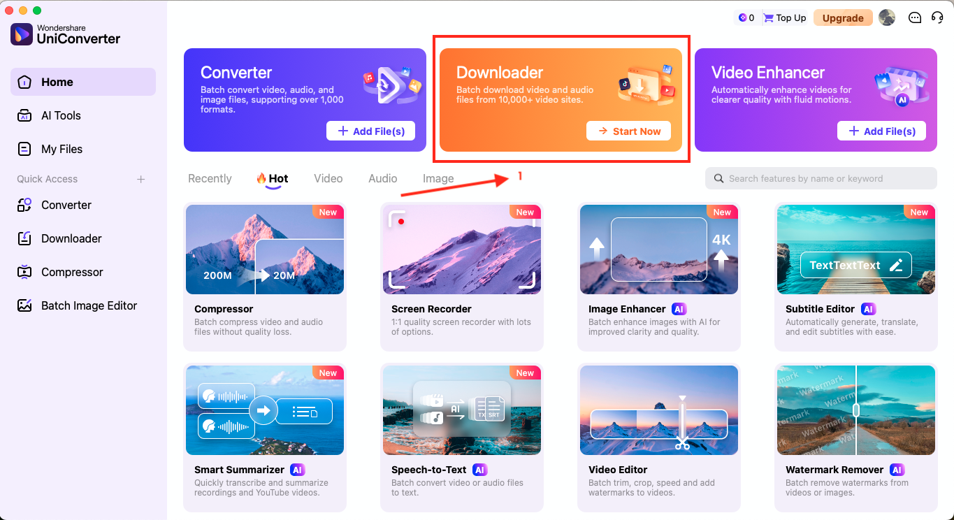 wondershare uniconverter downloader