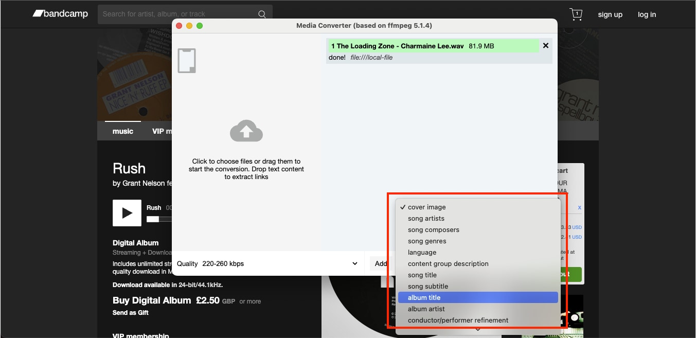 mp3 converter add id3 tags