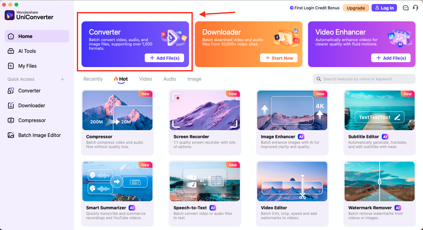 wondershare uniconverter converter