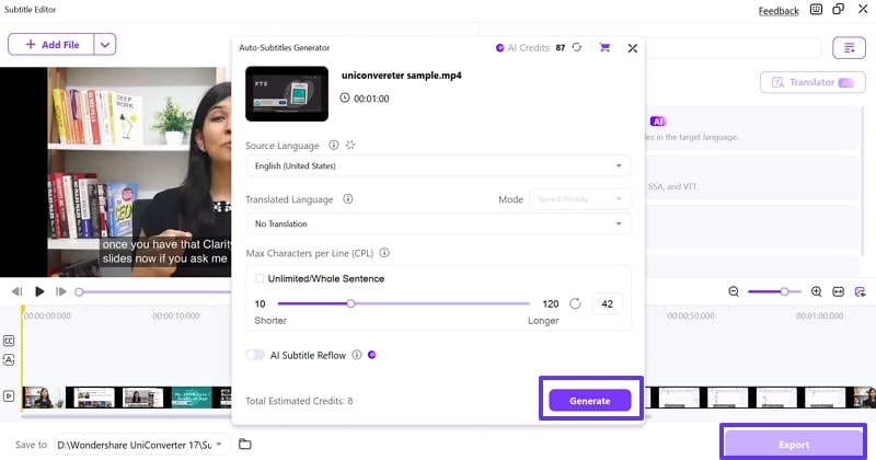 define language for bluesky downloader video subtitles