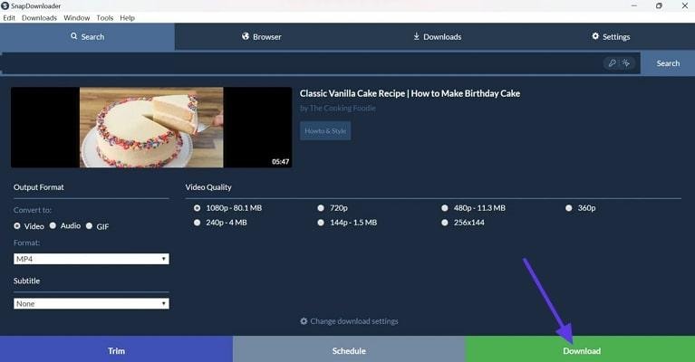 download the bluesky to mp4 file