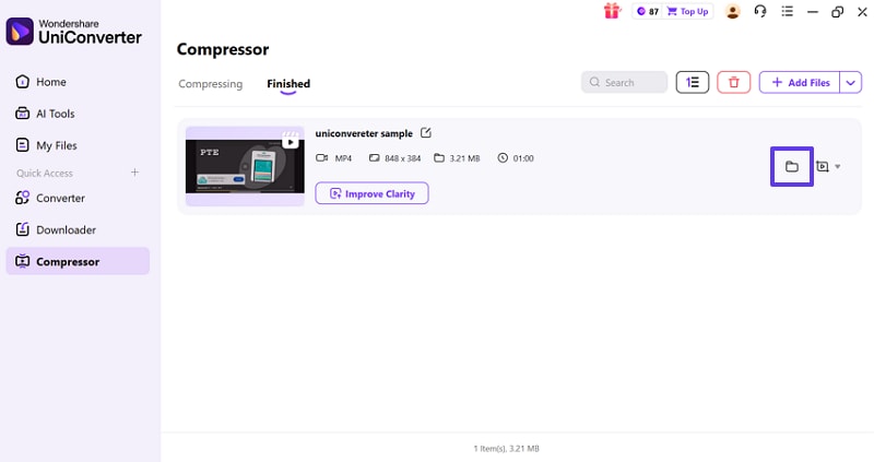 access bluesky mp4 compressed file